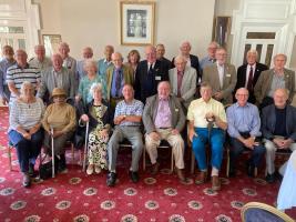 Members of the Rotary Club of Hove with their guests from Brighton Rotary.